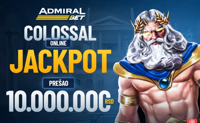 Colossal Jackpot prešao 10 miliona i ušao u zonu padanja